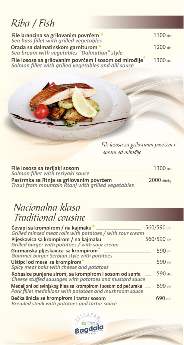 Fish / Traditional Cousine