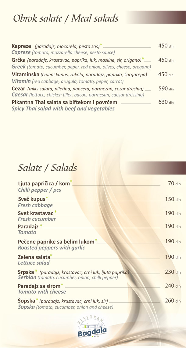 Meal Salads / Salads