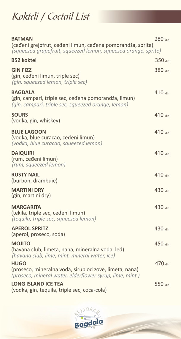 Cocktails